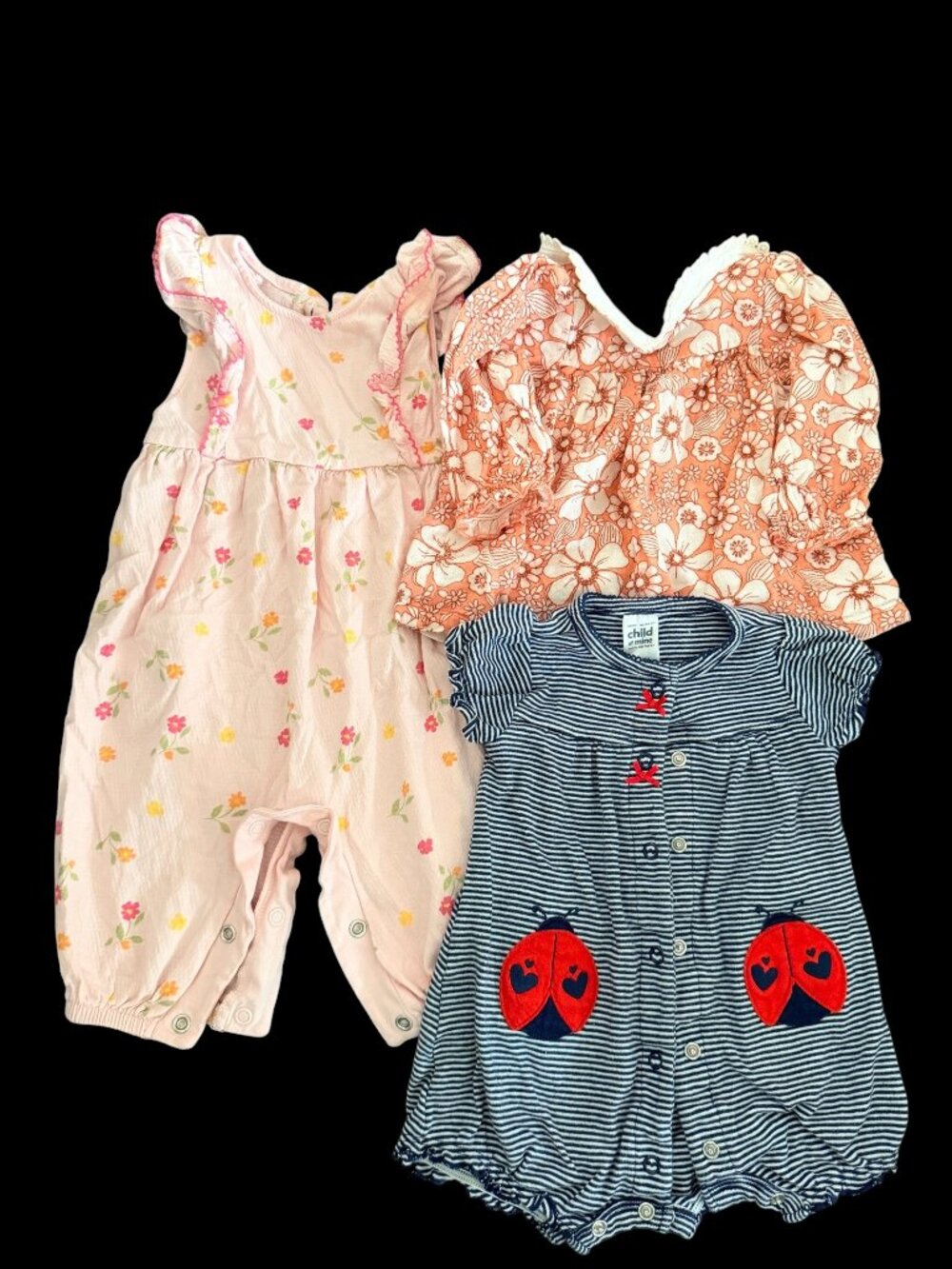 Baby girl's rompers, one piece 0-3 months